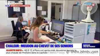 Face à la canicule, la ville de Meudon se mobilise pour aider les seniors - BFMTV