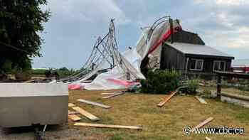 Storms leave trail of damage as tornado watch for London-Middlesex ends - CBC.ca