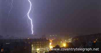 Eight-hour thunderstorm warning for Coventry and Warwickshire as rain finally set to fall - Coventry Live