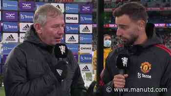 Bruno Fernandes interview after Man Utd v Crystal Palace 19 July 2022 - Man Utd