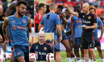 Bruno Fernandes admits Erik ten Hag has made Man United players 'tired' with his 'intense' training - Daily Mail