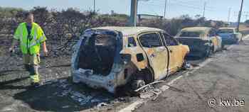 Auto van muzikant Johan Sabbe uit Zedelgem brandt uit bij duinenbrand in De Haan: “Hoorden de ramen van auto's exploderen” - KW.be - KW.be