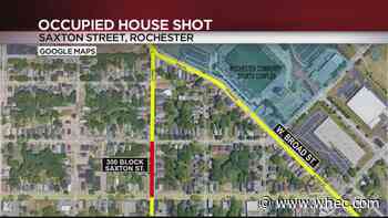 Occupied Saxton Street house shot overnight