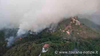 Incendio Massarosa sotto controllo per il 70 per cento. Ancora preoccupazione per il vento - Toscana Notizie