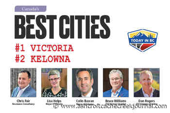 PODCAST: Victoria and Kelowna are Canada’s best small cities - Ashcroft Cache Creek Journal