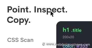 CSS Scan 3.0 - The fastest and easiest way to check, copy and edit CSS