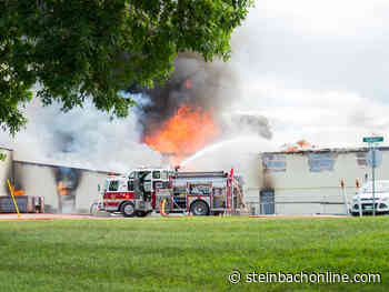 Multiple fire crews fight to save businesses on Main Street in Steinbach - SteinbachOnline.com