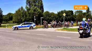 Wehringen/Bobingen: Wehringer Auwald: Großes Polizeiaufgebot für die Radtour der Klimacamper | Schwabmünchner Allgemeine - Augsburger Allgemeine