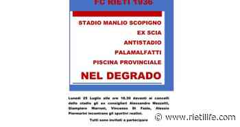“La fine del Rieti e l'impiantistica abbandonata”: l'incontro allo Scopigno degli ex consiglieri di centrosinistra - Rieti Life