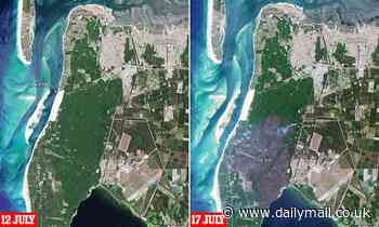 Europe's heatwaves seen from SPACE in incredible satellite images