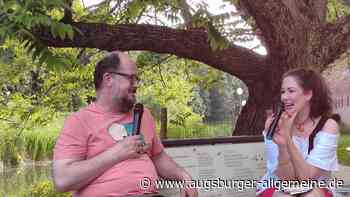 Bänke als Begegnungsraum: Die Stadtschreiberin in Gespräch