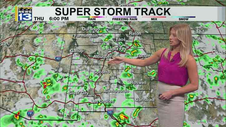 Isolated storms as temperatures cool