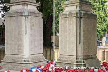 Bronze swords stolen from Mitcham Grade II listed war memorial