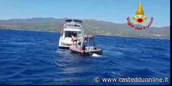 Tragedia sfiorata in mare a Cagliari, fiamme in una barca di 15 metri - Casteddu Online