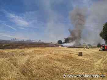 Landkreis Kulmbach - Flächenbrände halten Feuerwehr in Atem - Frankenpost