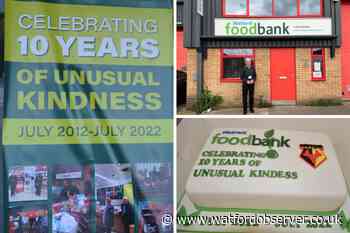Watford Foodbank celebrates 10-year anniversary