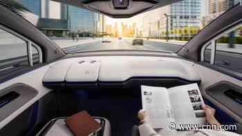 Here's what it looks like to ride a Chinese robotaxi with no steering wheel