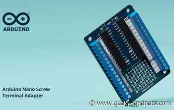 Arduino Nano screw terminal adapter