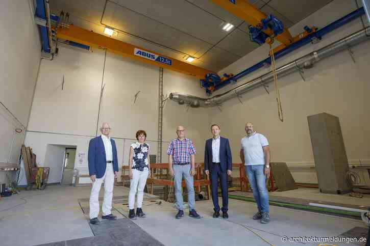Beton durchleuchten: An der TU Kaiserslautern entsteht eine weltweit einzigartige Computertomographie-Anlage