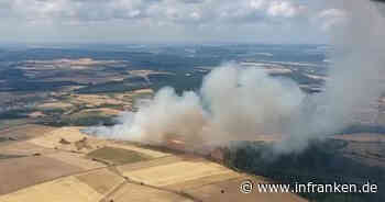 Brand im Kreis Bamberg: Riesige Rauchwolke - mehrere Feuerwehren im Einsatz