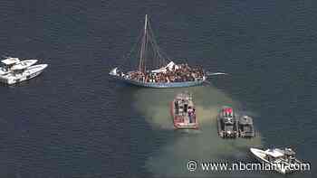 Large Group of Migrants Found on Crowded Boat Off South Florida