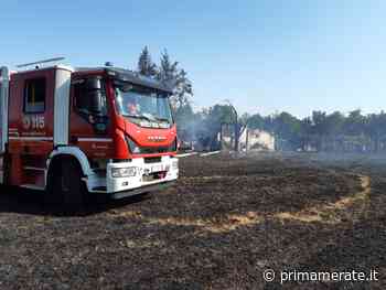 Incendio nei campi, trovato un cadavere - Prima Merate