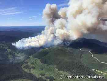 Wildfire prompts evacuations in parts of Clearwater County