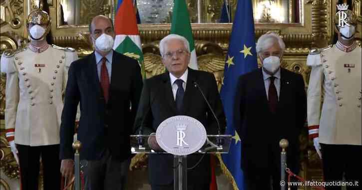 Crisi di Governo, Mattarella: “Scioglimento anticipato delle Camere inevitabile”. L’intervento integrale