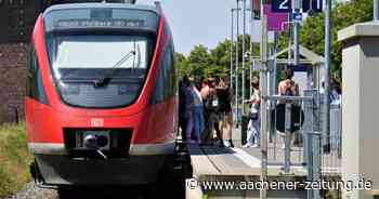 Feuerwehreinsatz an der Euregiobahn: Defekt legt Bahnverkehr zwischen Alsdorf und Herzogenrath lahm - Aachener Zeitung