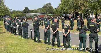 Tributes paid as 150 ambulance workers say goodbye to Dudley paramedic Katie Tustin - Birmingham Live