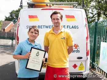 Dudley schoolboy praised by lifeguards for saving drowning boy's life on holiday - Express & Star