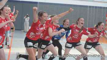 Riesige Freude bei den Handballerinnen des TSV Haunstetten