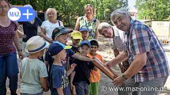 Wittenberge braucht mehr Kita-Plätze: Grundstein für Neubau der Kita Miteinander in Sandfurttrift gelegt - Märkische Allgemeine Zeitung