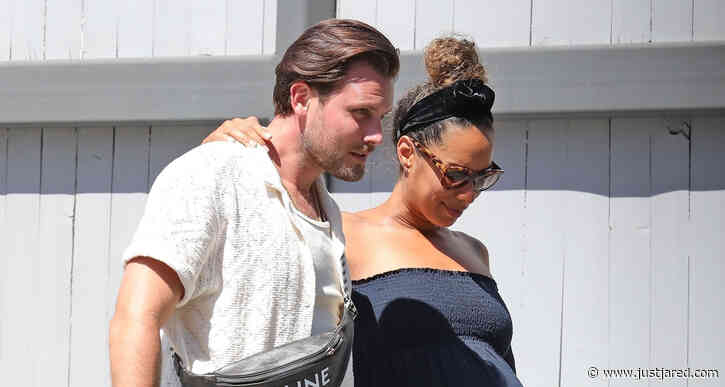 Leona Lewis Cradles Her Baby Bump During Lunch Date with Husband Dennis Jauch