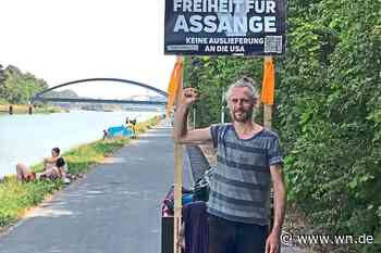 Assange-Aktivist macht Station in Münster