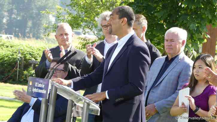 New B.C. Centre for Agritech Innovation will help improve food security, while creating employment