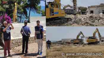 Guerra agli abusivi del Gargano, ruspe all'opera tra Vieste e Torre Mileto. Demoliti ville e giardini - l'Immediato
