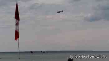 Woman drowned after falling off floating tube into Lake Simcoe