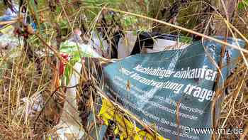 Wilde Müllhalde in Zeitz: Zeitz hat ein Müllproblem: In diesem Fall wird ein Ermittlungsverfahren eingeleitet - Mitteldeutsche Zeitung