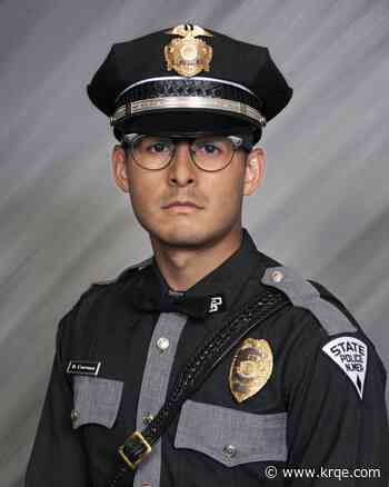 New Mexico State Police escort late officer's body back to his hometown