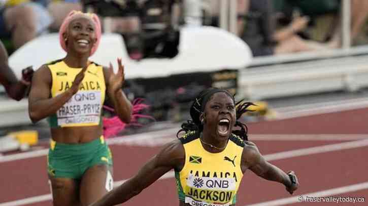 Lyles leads U.S. sweep; Jackson tops Jamaica 1-2 in 200