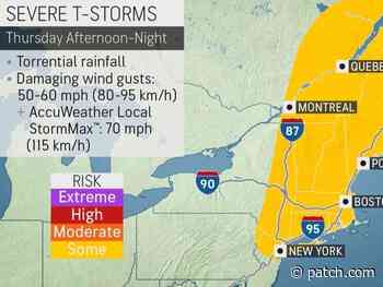 Strong Afternoon T-Storms, Isolated Tornado Possible For New Hampshire - Patch