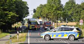 Unfall in Simmerath: Auto verunglückt vor Rettungswache - Aachener Nachrichten