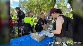 Brandon Police Service engages community with free barbecue, commemorates 140th anniversary - CTV News Winnipeg
