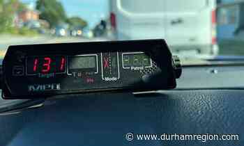 'A marked departure from the lawful rate of speed:' Durham police snag speeders travelling north Durham roads - durhamregion.com