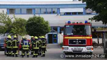 Brandalarm auf Firmengelände in Waldkraiburg am Freitagvormittag