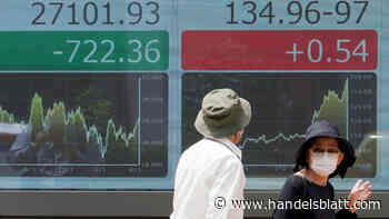 Nikkei, Topix und Co.: Shanghais Börse wegen Corona tiefer – Tokio im Plus