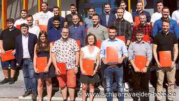 Bildung in Schramberg - Neu-Techniker starten mit Elan ins Berufsleben - Schwarzwälder Bote