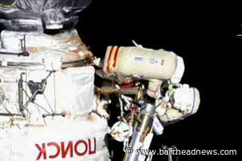 Italian astronaut and Russian cosmonaut team up for spacewalk - Barrhead News
