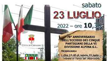 Chivasso - Commemorazione del 78° anniversario dell'eccidio dei 5 partigiani della VI Divisione Alpina G.L. - Monferrato Web TV